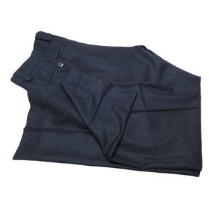 Paul Fredrick tailored fit flat front wool gabardine dress pants